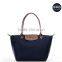 2016 Guangzhou Colorful Large Size Long Handle Portable Nylon Tote Bag Folding Shopping bag