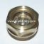 Metric solid brass oil sight glass used for compressor pump gearbox roots blower M20X1.5