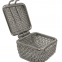 Stainless steel screens for small parts with clip closure MICRO MESH TRAYS Micro Fine Mesh Baskets with Lids