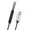 Shenzhen retractable mic headset for mobile phones