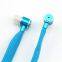 Fashionable Shoelace Stereo Handfree Headphone with metal shell