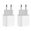 20W PD EU US Type C Cable Fast Charging Adapter For iPad iPhone 13 12 Pro Max Charger Usb Charge Ports