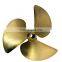 High Speed Stainless Steel Outboard  Racing Marine boat Propeller