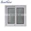 AS2047 aluminium alloy frame tempered glass sliding window Double Glaze Low E Top Window