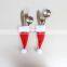 Christmas Fork Knife Cutlery Holder Bag Pocket Red Santa Hat Spoon Tableware Storage Bag Christmas Dinner Table Ornament