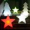 Christmas decoration lighting /solar Christmas lights holiday decoration PE plastic led tree star snow outdoor led light
