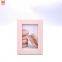 Pink Macaron Wide Edge Photo Frame PS Plastic Photo Frame for Decoration