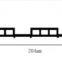 Wall cladding WPC exterior composite wall panel wood wall panel outdoor Cladding Panel 195MM -14MM   Weight: Not less than 790g/meter