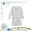100% polyester coral fleece bathrobe with hood for kids