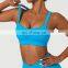 Womens Front Fold Sports Workout Bras Wholesale Gym High Impact Yoga Cross Back Crop Tops