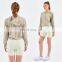 Yoga Top Fitness Jacket With Thumb Holes High Strength Zipper Sport Running Jackets Women