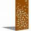 Metal Privacy Screening which great for stopping neighbours from invading your privacy, Rust Metal Screen