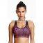 New Dark Red Yoga Sport Wear Wholesale Gym Wear Sport Bra