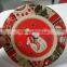 2016 New design round tea ceramic coaster wholesale for Christmas