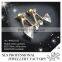 Sterling Silver Ear Jacket and Ear Pins for Ladies Fashion Ear Jacket Front Back Earrings
