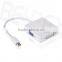 3 in 1 Mini Displayport DP to VGA DVI MDI Adpater Cable for Macbook