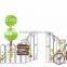 Removable Wall Stickers Environmental Bedroom Living Room Entrance Hallway Wall Stickers Bicycle Green Fence Stickers Sweet Home