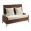 China wholesale modern close-up garden outdoor rattan leisure coffee table and chair furniture