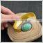 LFD-B005 Newest ~ Gold Plated Pave Rhinestone Crystal Bangles , Druzy Amazonite Stone Cuff Bangle Bracelets Jewelry