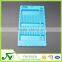 Fashion design disposable blue plastic stationery blister box