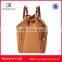 custom small quantity order high quality wholesale fashion leather strap korean style backpack