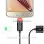 Bulk price For Samsung Fashion Smart Changing Light LED reversible USB Cable