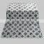Super soft Microfiber 3D embossed and cutting flannel fleece blanket