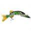 10 pcs 8 Sections hard Fishing Lure Realistic artificial multi segments vivid swimming baits 8 inch crocodile 75g
