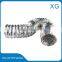 aluminium foil flexible duct hose/Aluminum foil dryer venting hose/Flexible PVC ventilation duct/flexible plastic vent duct