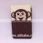 Lovely silicone name card sleeve stick to phone for decoration
