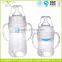 Soft Portable Food Grade Liquid Silicone Baby Feeding Bottles With Handle