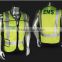 wholesale 2016 high qulity reflective jacket with pockets for firemen or policemen