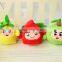 plush fruits shape toy/cute peach oranges plush toy