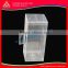 high strength safe pp milk bottle packing boxes clear hanging box
