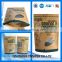 wholesale promotional boutique logo print food packaging bag kraft paper bag with window kraft paper bags for milk powder