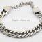 Stainless Steel Bracelet and Necklace Link Chain Punk Jewelry Set