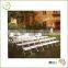 45*46*80 cm steel and PP outdoor plastic folding chair