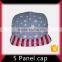 Custom embroidery 5 panels snapback hat