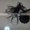 Colorful solar strip light with 10 Deer led+4.5M lenght Cable using for christmas,festival decoration