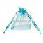 Free Shipping Beautiful Blue 100PCS Jewelry Packing Drawable Organza Bags Wedding Gift Bags 7CMX9CM