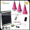 2016 new product motion sensor 6w 9w 12w outdoor led solar camping light with 3 bulbs                        
                                                Quality Choice