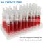 Pack of 60 Wholesale Promotional Personalised Novelty Fake Needle Ballpoint Pen Red Syringe Pens for Halloween Costume Accessory