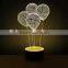 New Model 3D LED Lamp With Temperature Sensing Color Change Function