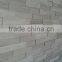 wood white marble mosaic stacked stone tiles with mesh                        
                                                                                Supplier's Choice