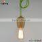 E26 UL wooden pendant lamp,wood Pendant Light