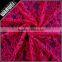 New arrival beautiful leaf red color women sequin guipure high quality lace fabric 3064