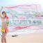 2016 hot selling ladies' fashion flower beach scarf for bikini wrapped