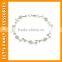 Nice Women Flower Crystal Gold Plated Cuff Bracelet Bangle Jewelry Gift PGBR-0005
