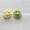 Fancy smiling face buttons resin button printing polyester resin button