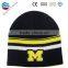 Good quality hot sale acrylic kids knit hat weave